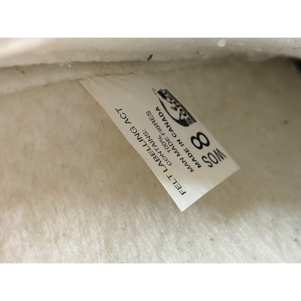 Vintage Sorel Snowlion White Winter Boots Made in Canada Womens 8 Natural Rubber - Picture 6 of 6